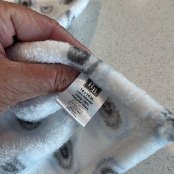 HB Hudson Gray Storm Cloud Baby Security Blanket Lovey 13" Plush Clouds Rainbows - Picture 6 of 7